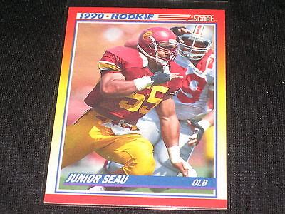 junior seau score rookie card